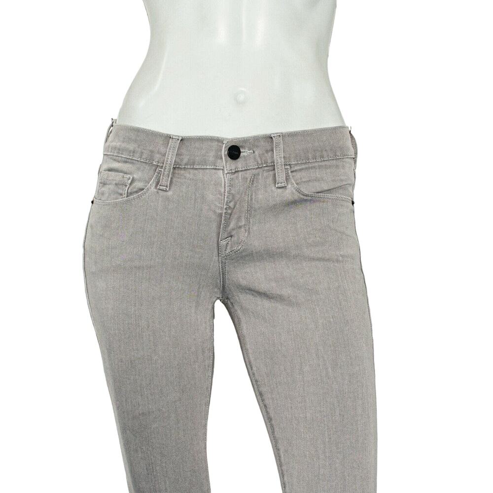 Frame Denim Le Skinny De Jeanne Jeans in Gray Trocadero Women's Size 25 - Picture 9 of 10